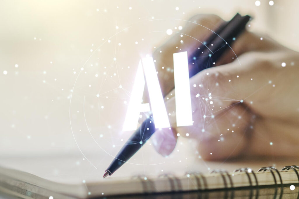 AI copywriting drafts