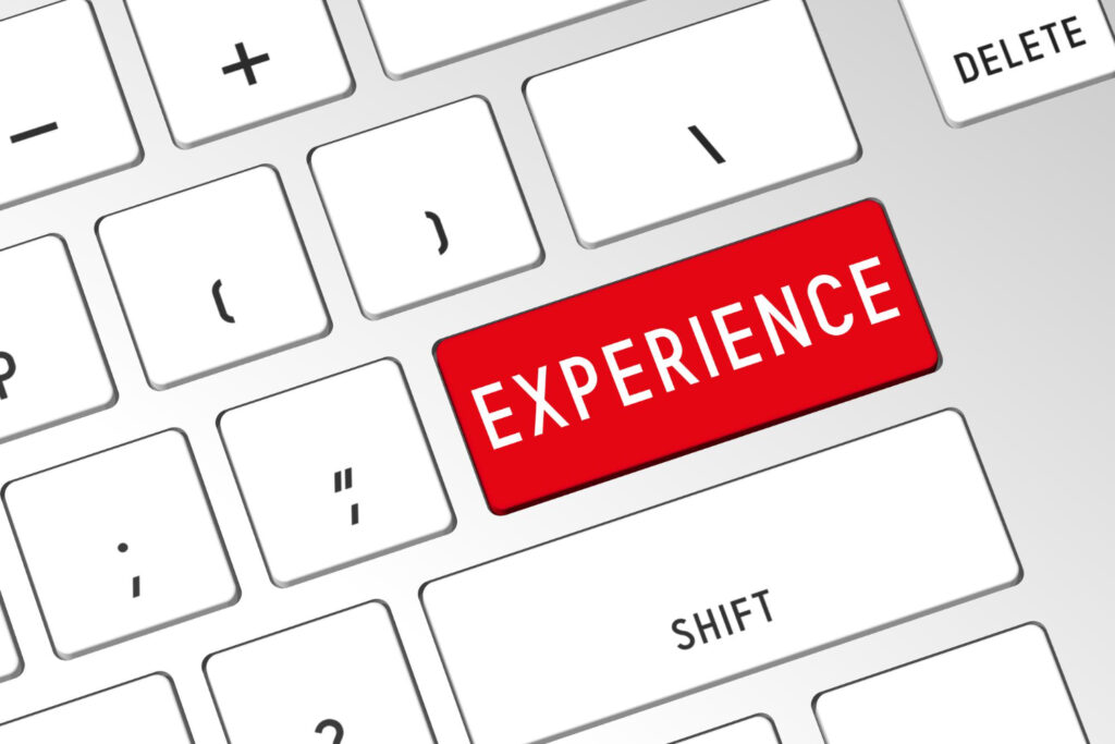 experience tab on computer keyboard