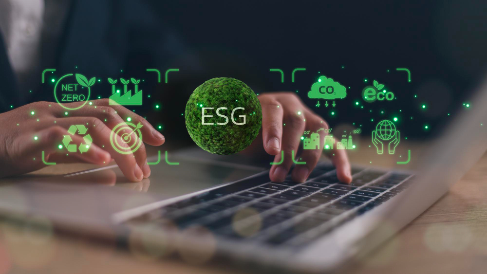 ESG data on screen