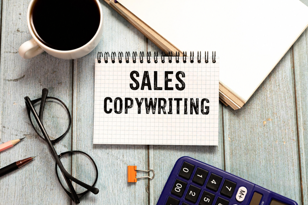 Sales Copywriting written on notepad