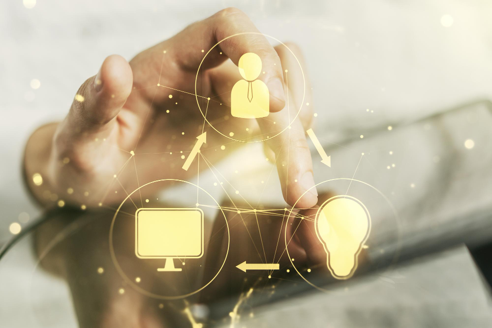 Personal branding connecting ideas to company brand